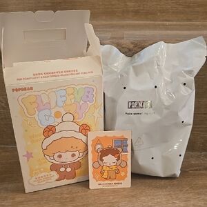 Pop Mart POP BEAN Fluffy & Cozy Series SKULLPANDA Snug Scarf Plush Pendant